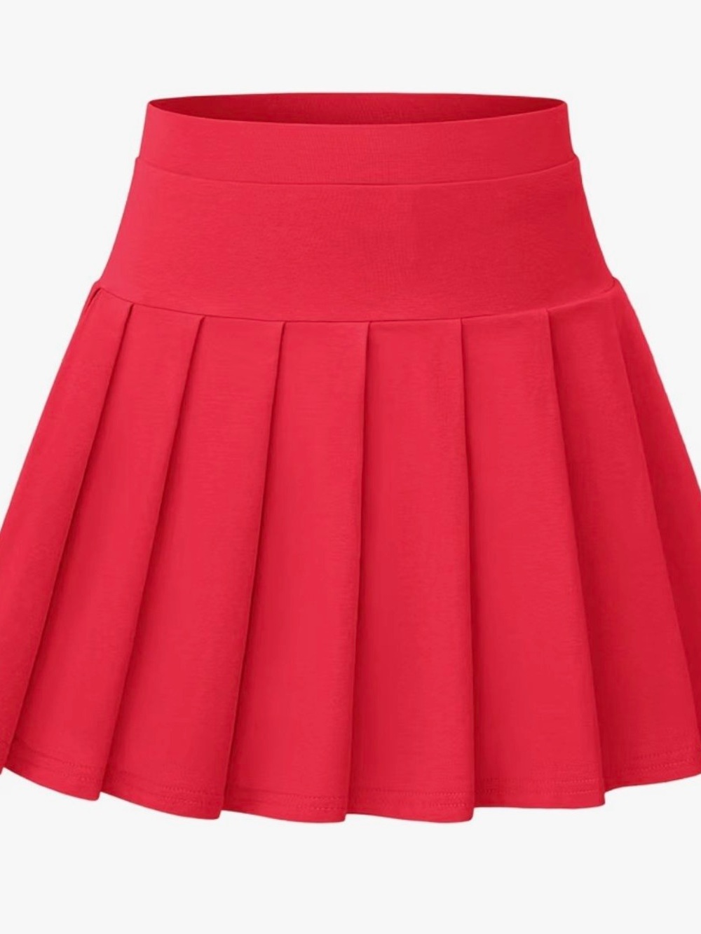 New Mix Bright Red Circle Skirt